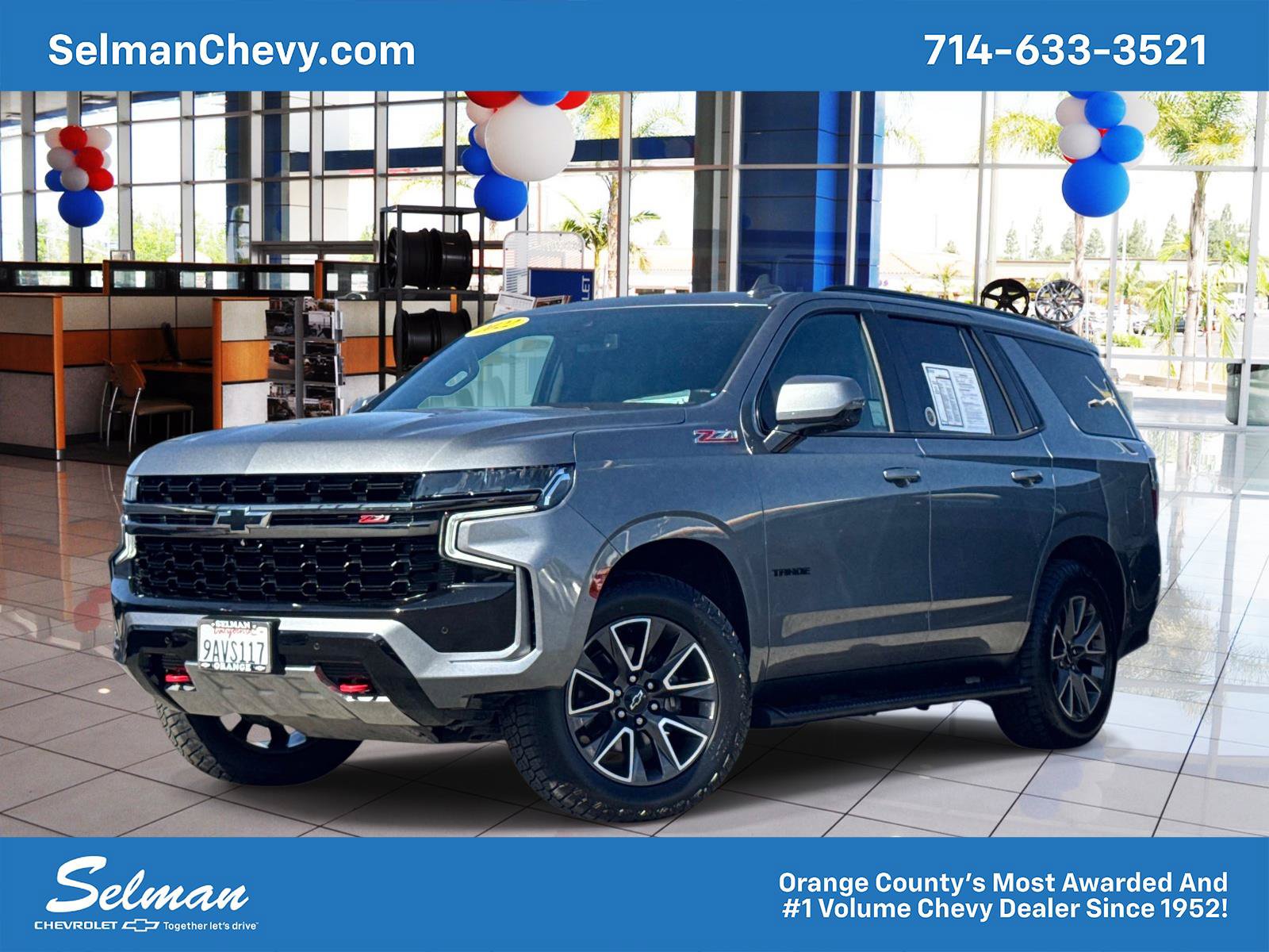 Used 2022 Chevrolet Tahoe Z71 w/ Z71 Off-Road Package AWD/4WD image 1