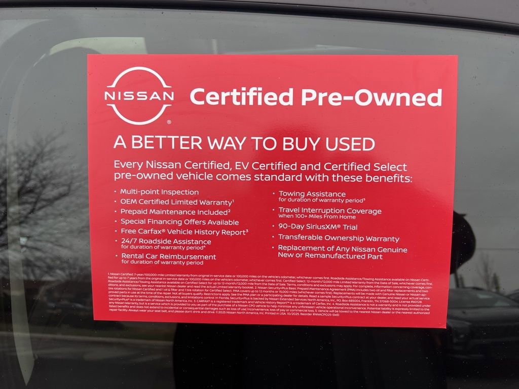 Certified 2023 Nissan Sentra SV w/ All-Weather Package image 8