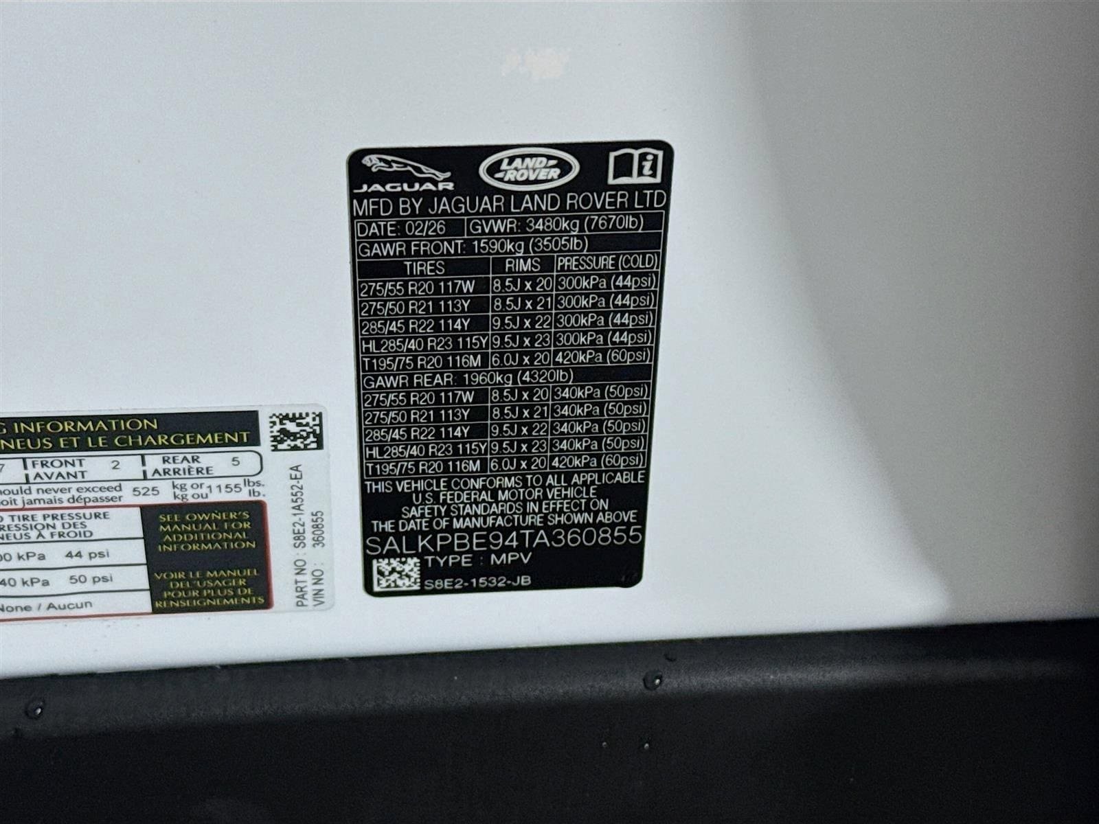 New 2026 Land Rover Range Rover Long Wheelbase SE AWD/4WD image 34