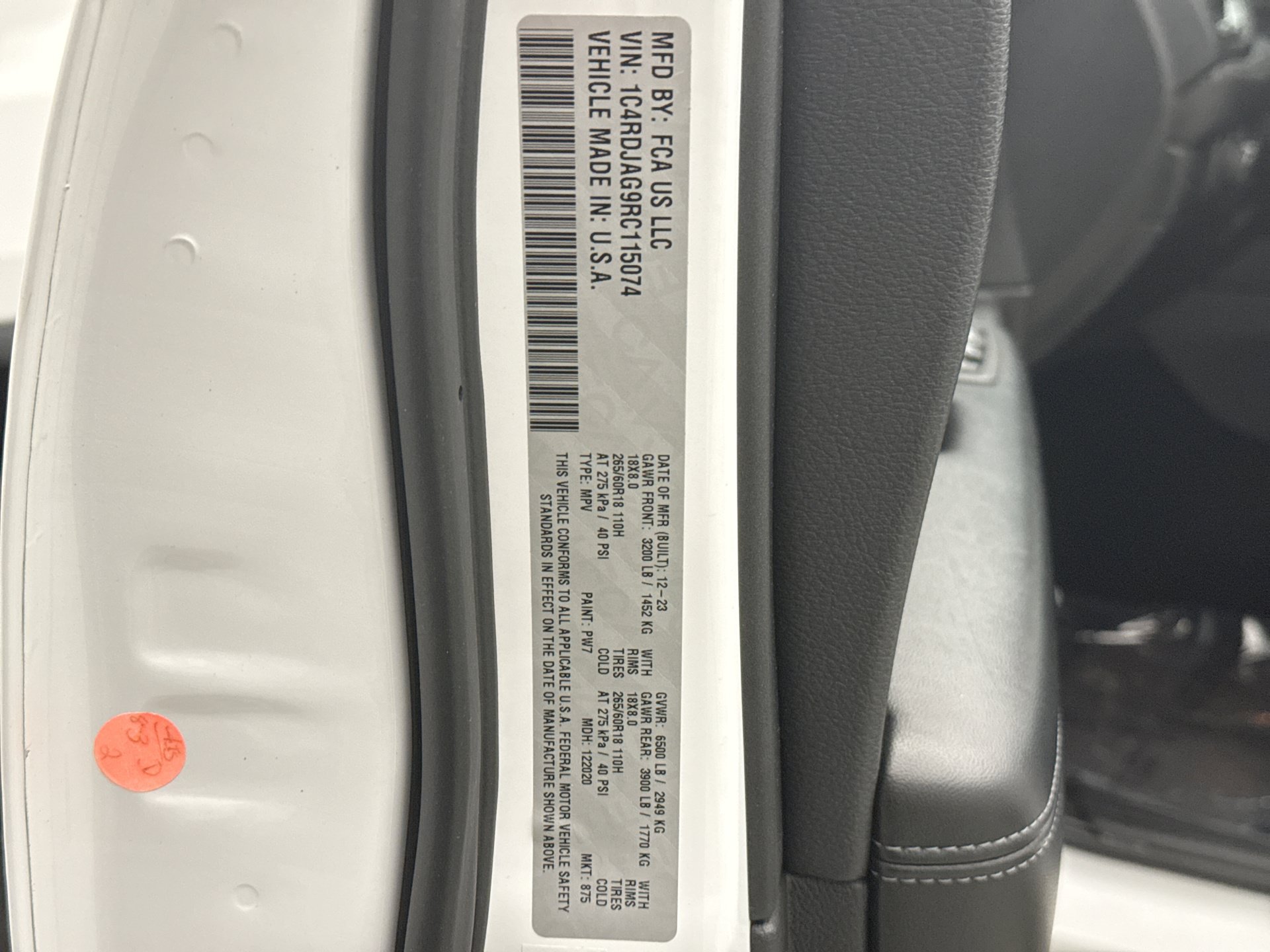 Used 2024 Dodge Durango SXT AWD/4WD image 22
