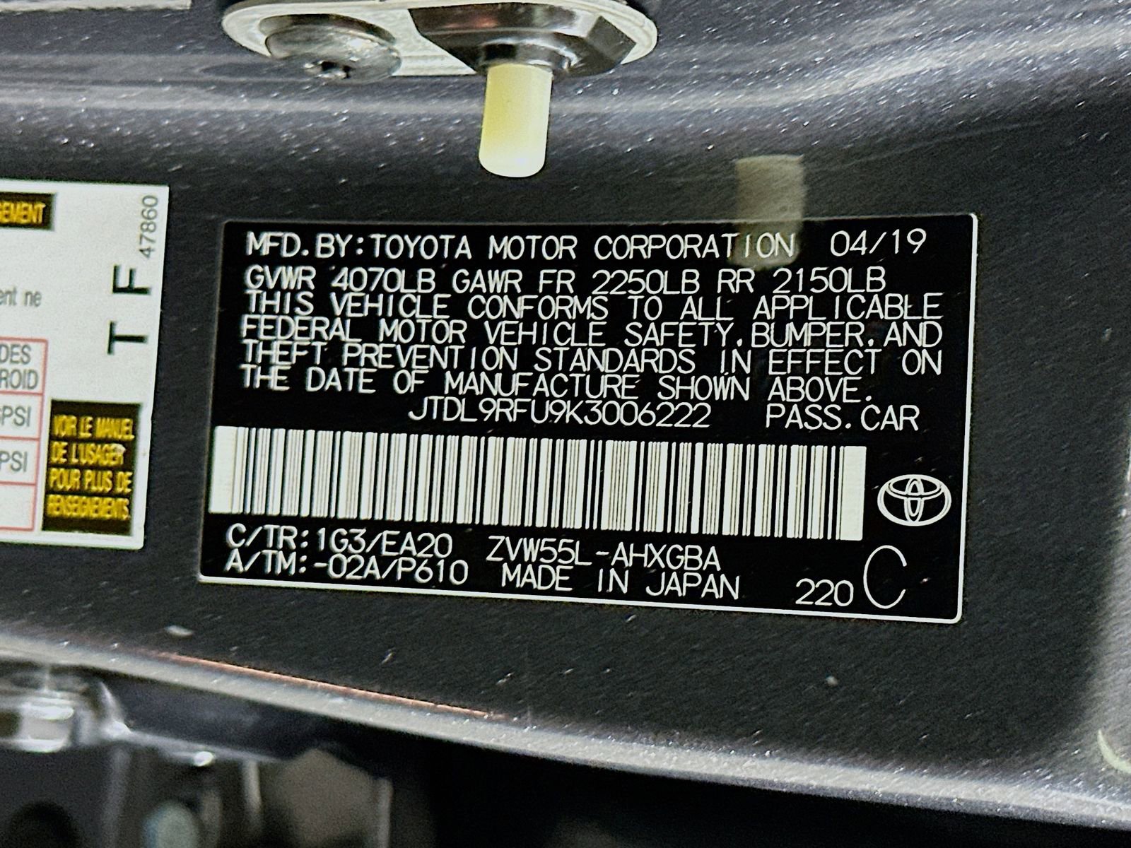 Used 2019 Toyota Prius XLE AWD/4WD image 30