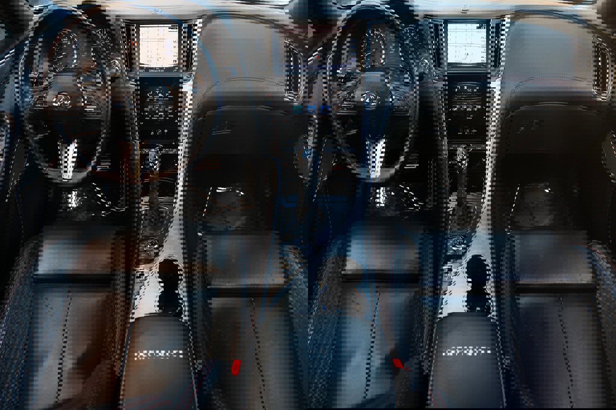 Used 2018 INFINITI Q50 Red Sport 400 w/ Sensory Package (Sport) image 2