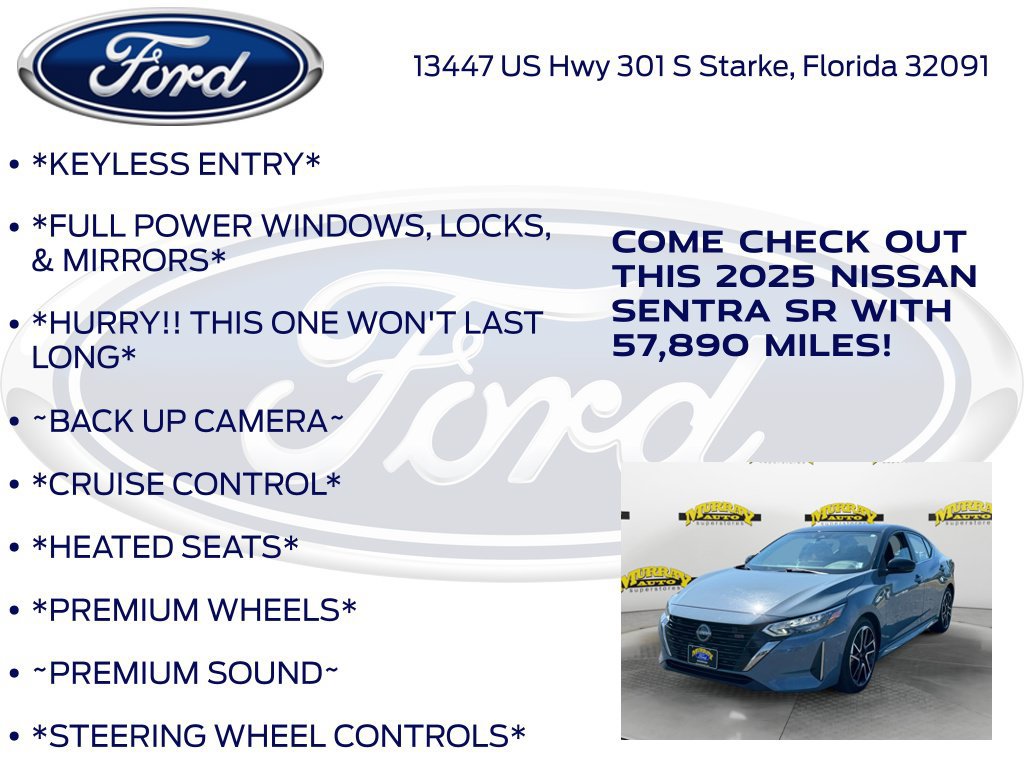 Used 2025 Nissan Sentra SR FWD image 12