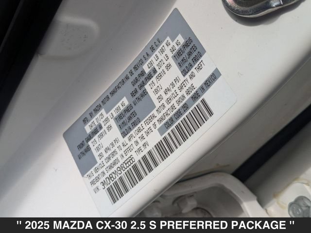 Certified 2025 MAZDA CX-30 AWD 2.5 S w/ Preferred Package image 36