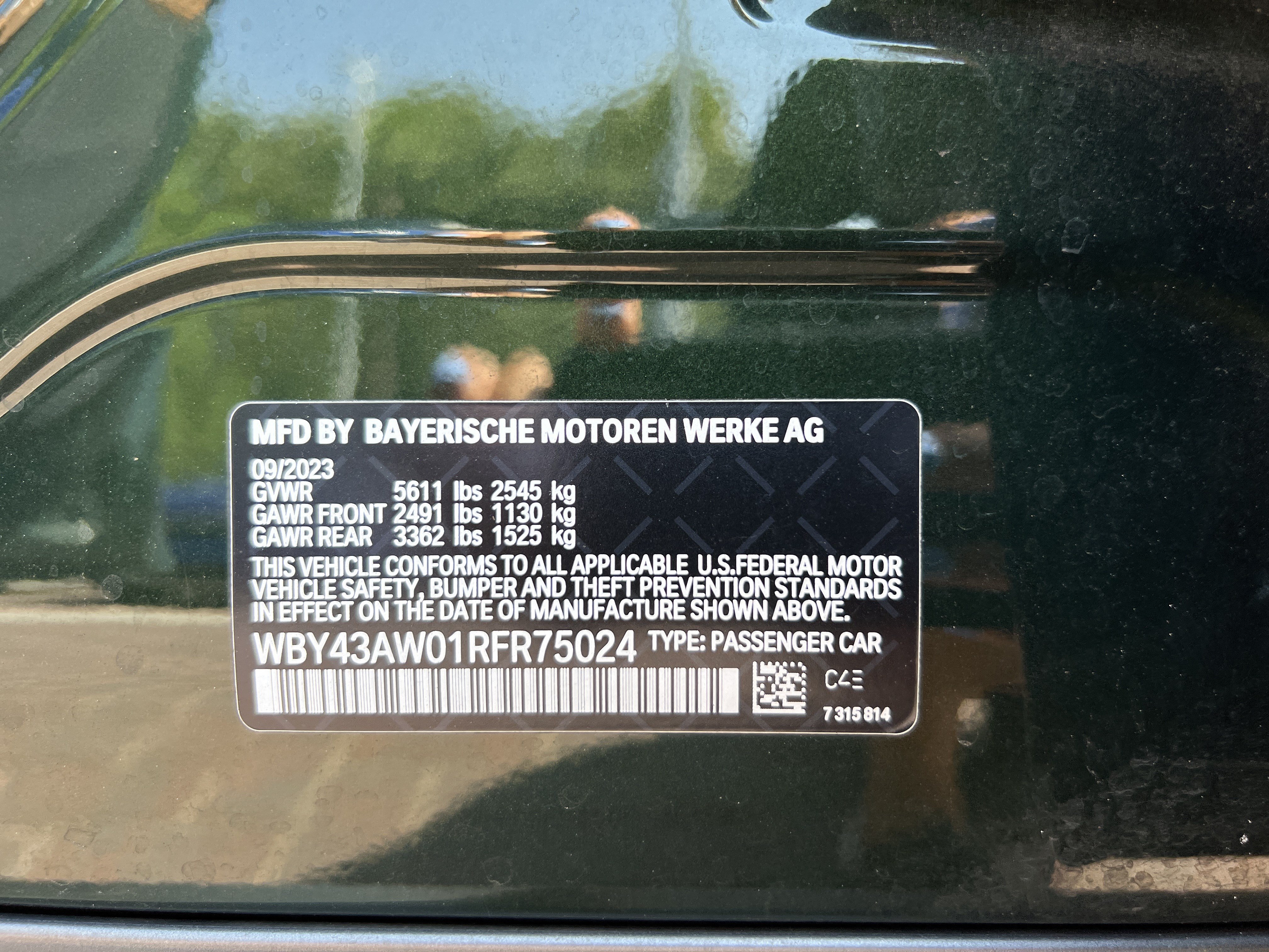 Certified 2024 BMW i4 eDrive35 w/ Convenience Package RWD image 34