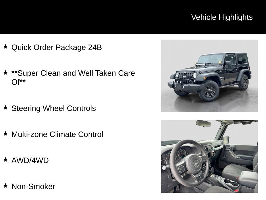 Used 2016 Jeep Wrangler Sport AWD/4WD image 6