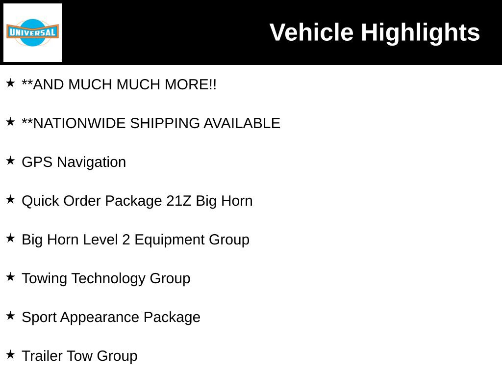 New 2026 RAM 1500 Big Horn AWD/4WD image 9