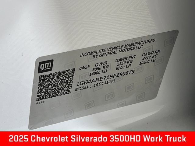 New 2025 Chevrolet Silverado 3500 W/T w/ WT Convenience Package image 28