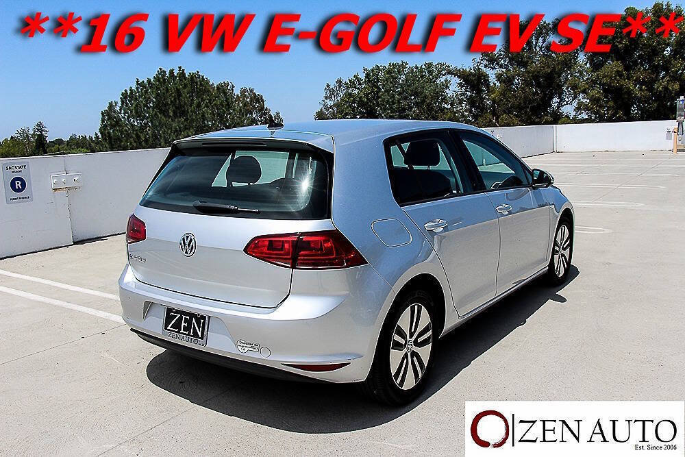 Used 2016 Volkswagen e-Golf SE FWD image 9