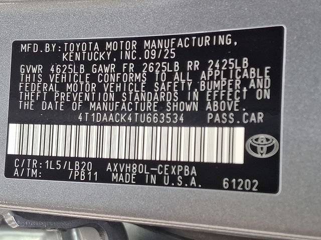 Used 2026 Toyota Camry XSE w/ Premium Plus Package FWD image 21