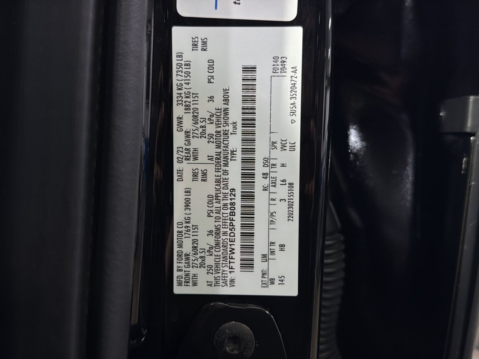 Used 2023 Ford F150 Lariat w/ Equipment Group 502A High AWD/4WD image 38