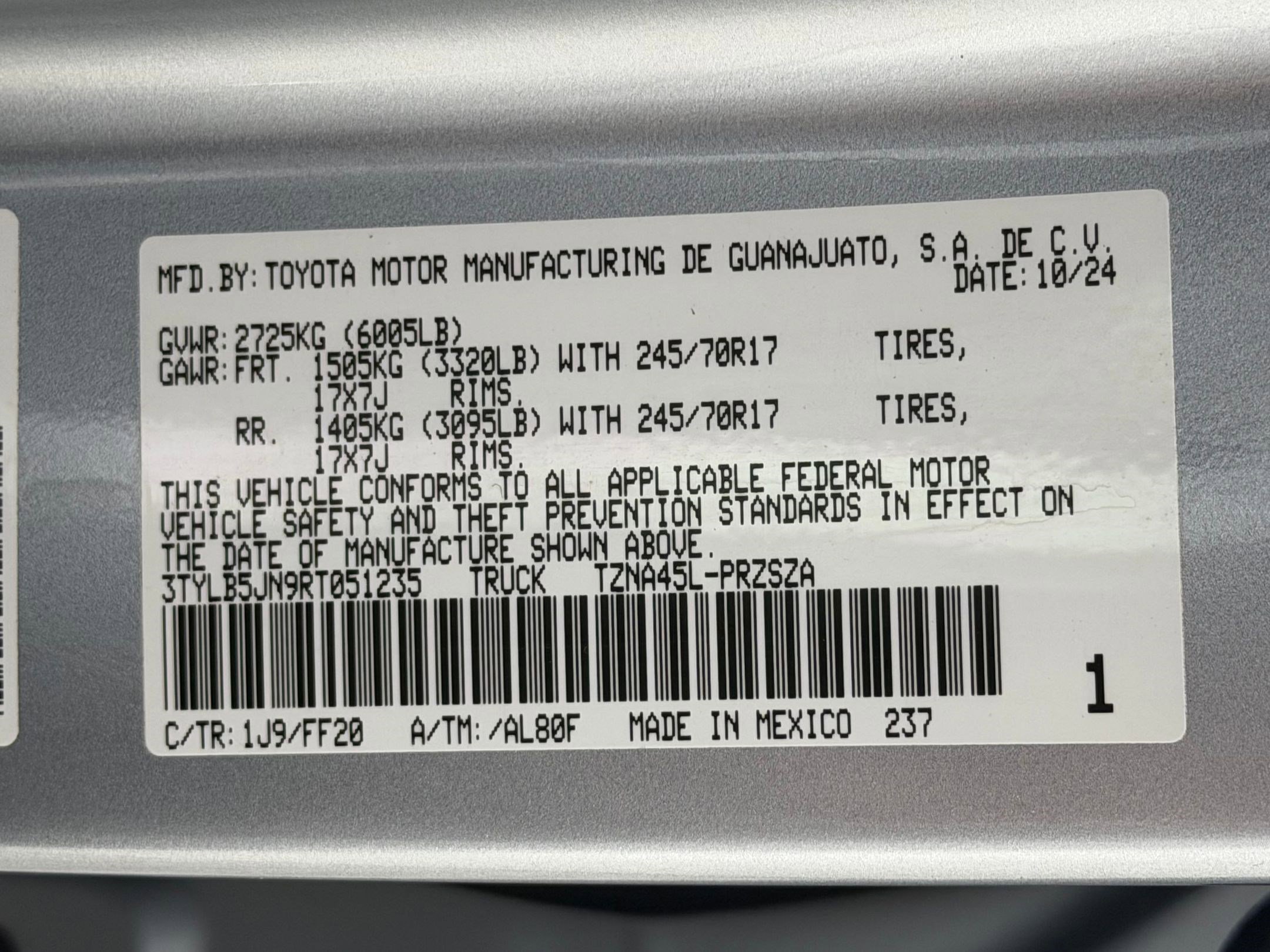 Certified 2024 Toyota Tacoma SR5 image 28