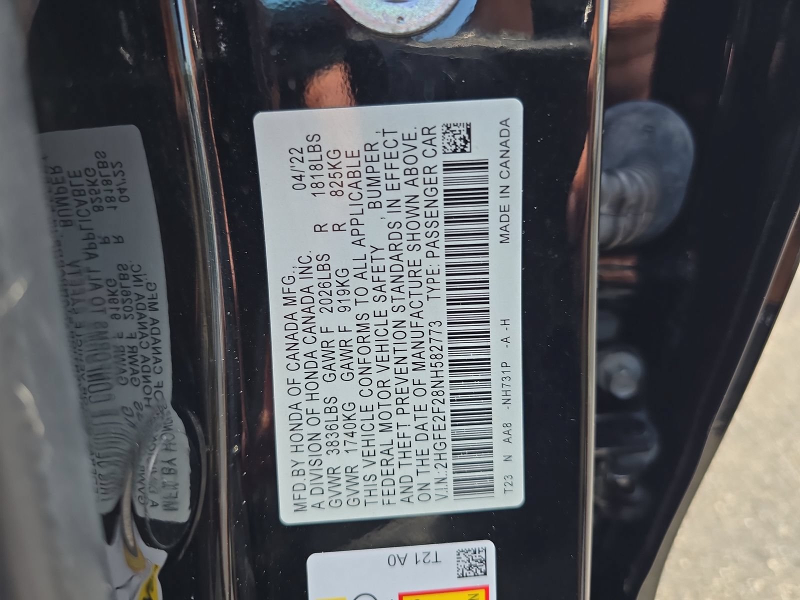 Used 2022 Honda Civic LX image 29