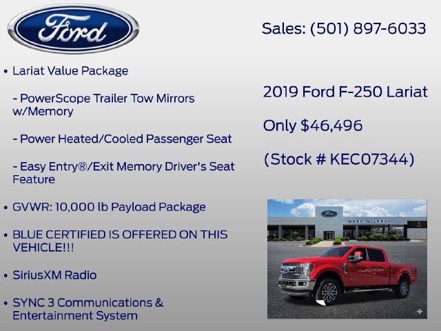Certified 2019 Ford F250 Lariat w/ Lariat Value Package AWD/4WD image 13