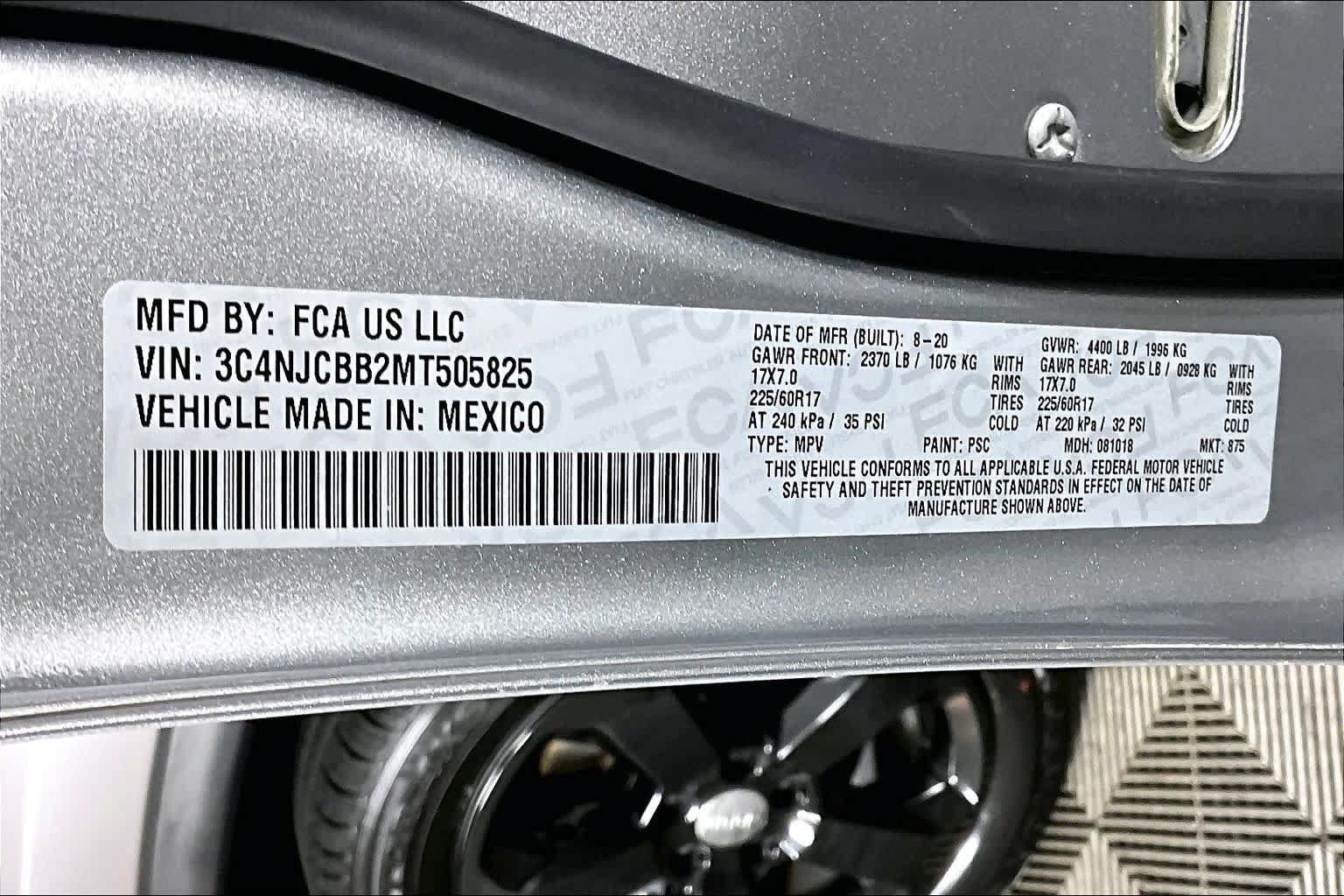 Used 2021 Jeep Compass Latitude FWD image 31