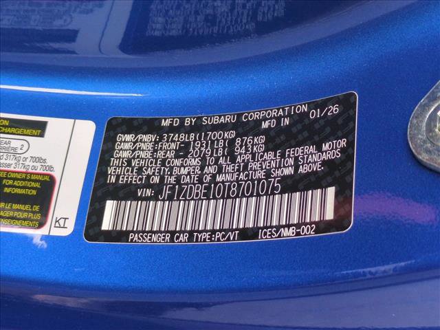 New 2026 Subaru BRZ Limited image 18