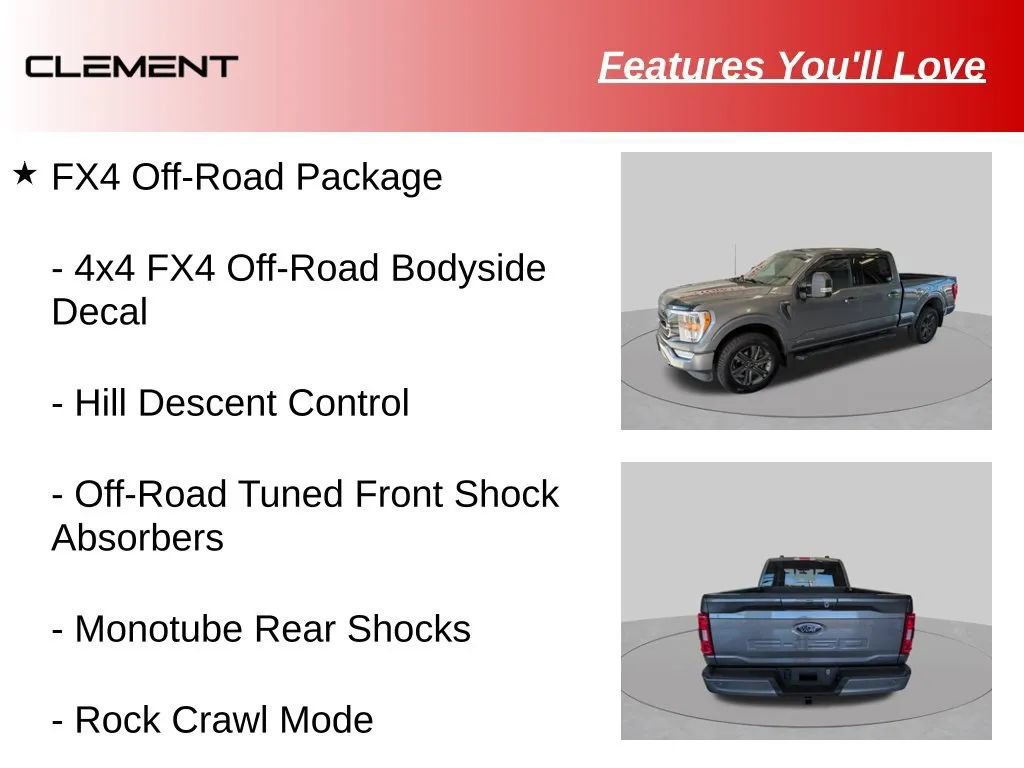Used 2023 Ford F150 XLT w/ Equipment Group 302A High AWD/4WD image 44