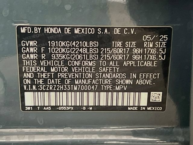 Used 2026 Honda HR-V LX image 27