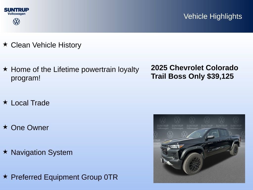 Used 2025 Chevrolet Colorado Trail Boss image 8