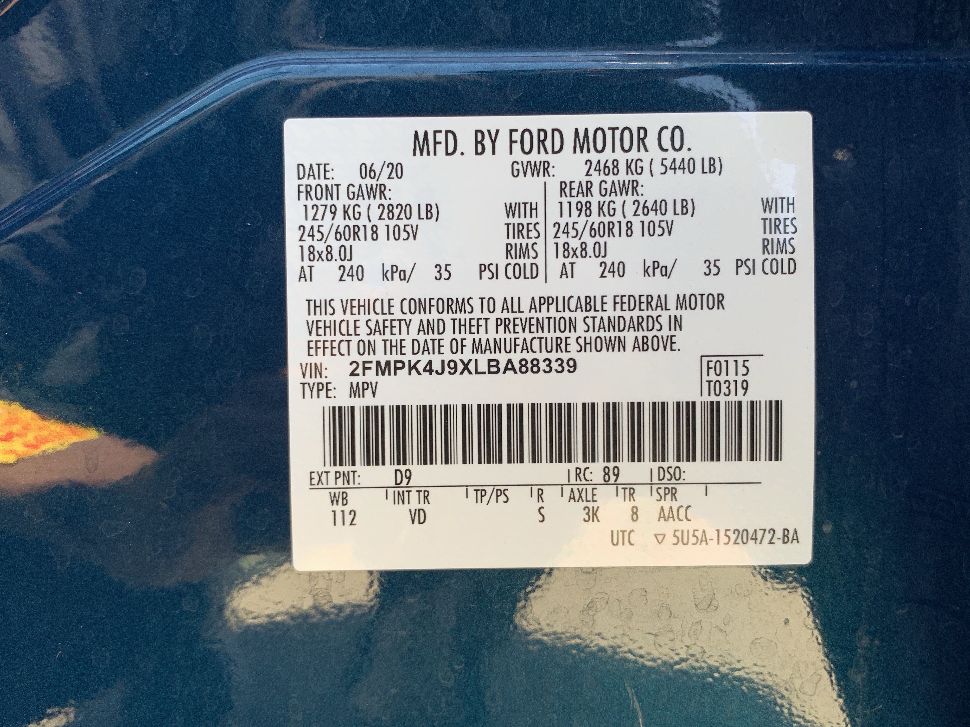 Used 2020 Ford Edge SEL w/ Cold Weather Package AWD/4WD image 36