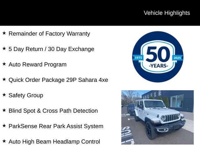 Used 2025 Jeep Wrangler Unlimited Sahara w/ Safety Group image 5