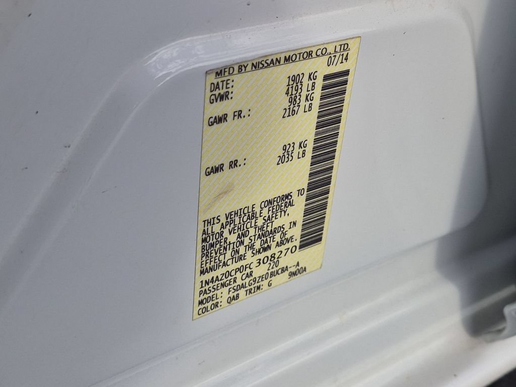 Used 2015 Nissan Leaf SL w/ Premium Package FWD image 33