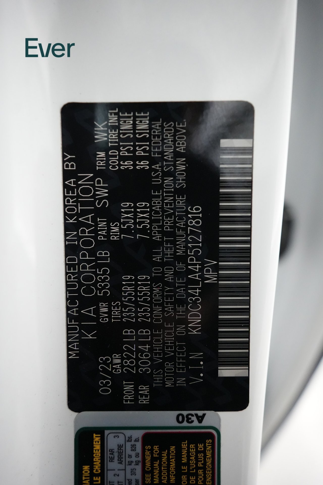 Used 2023 Kia EV6 Wind RWD image 29