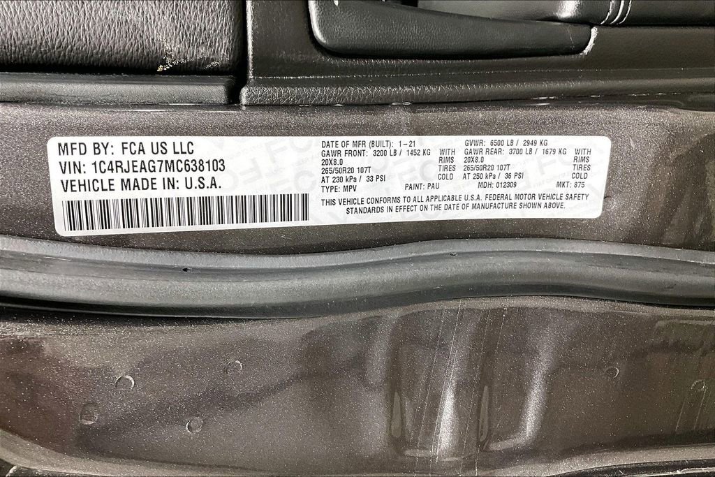 Used 2021 Jeep Grand Cherokee Laredo X image 31