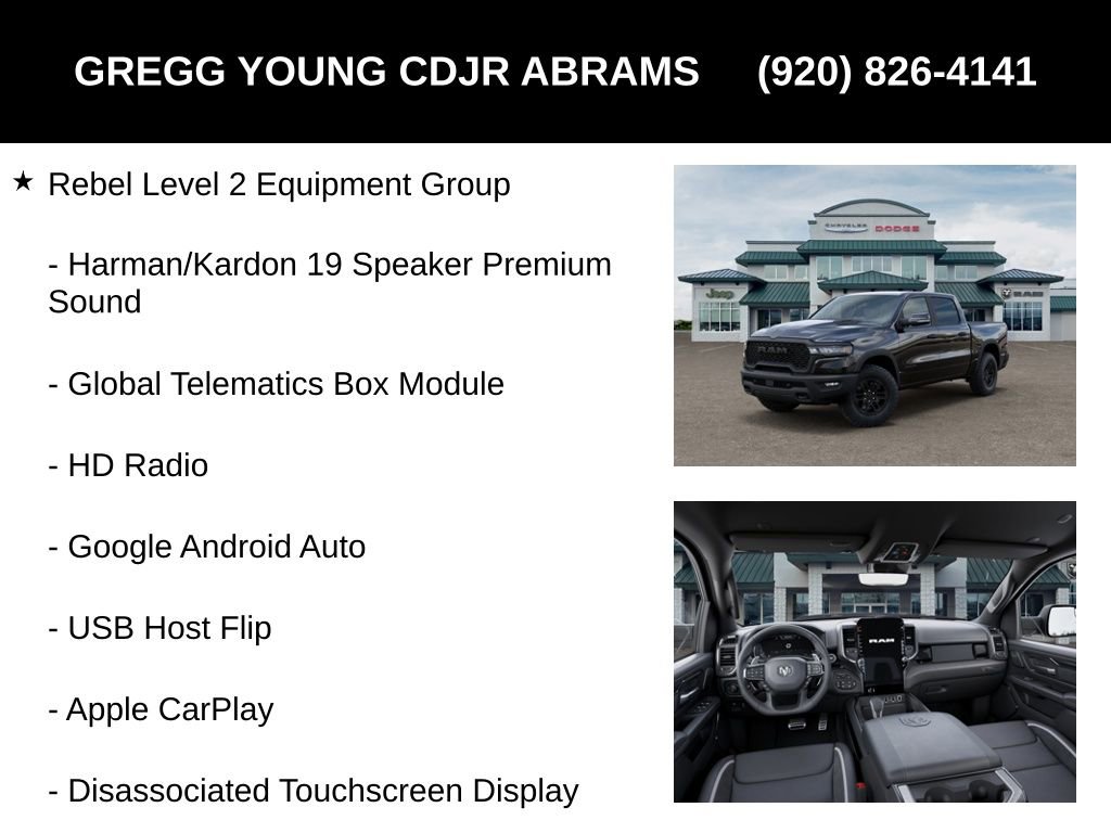 New 2026 RAM 1500 Rebel w/ G/T Package image 31