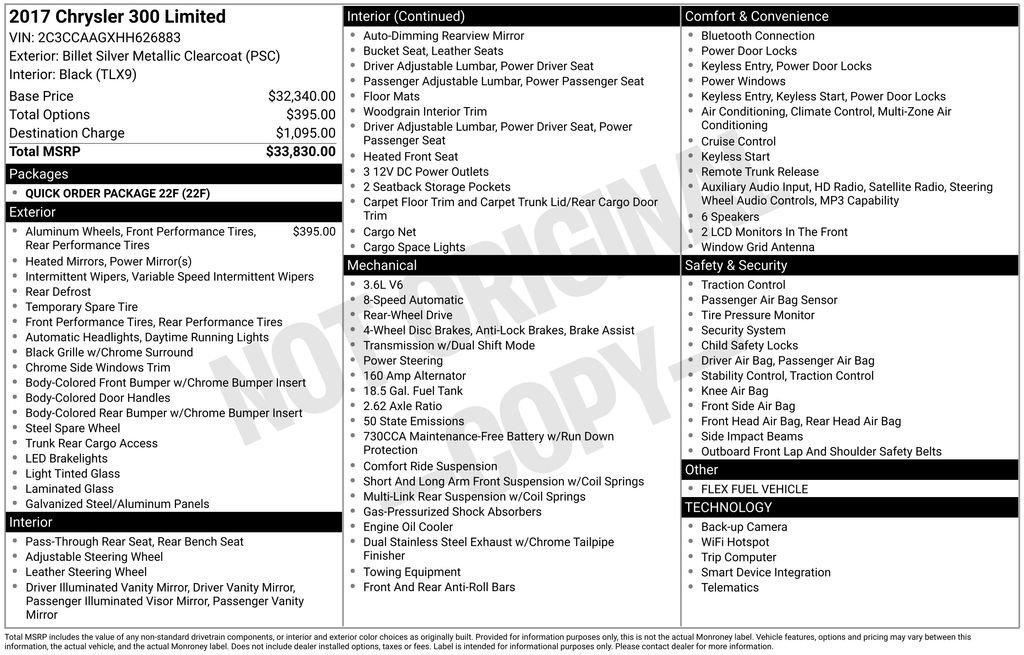 Used 2017 Chrysler 300 Limited RWD image 31