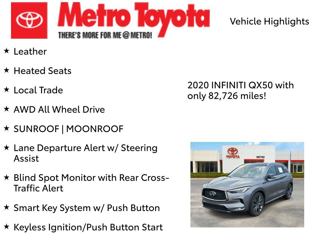Used 2020 INFINITI QX50 Essential w/ Edition 30 Package image 8