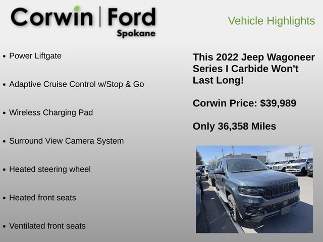 Used 2022 Jeep Wagoneer Series I image 16