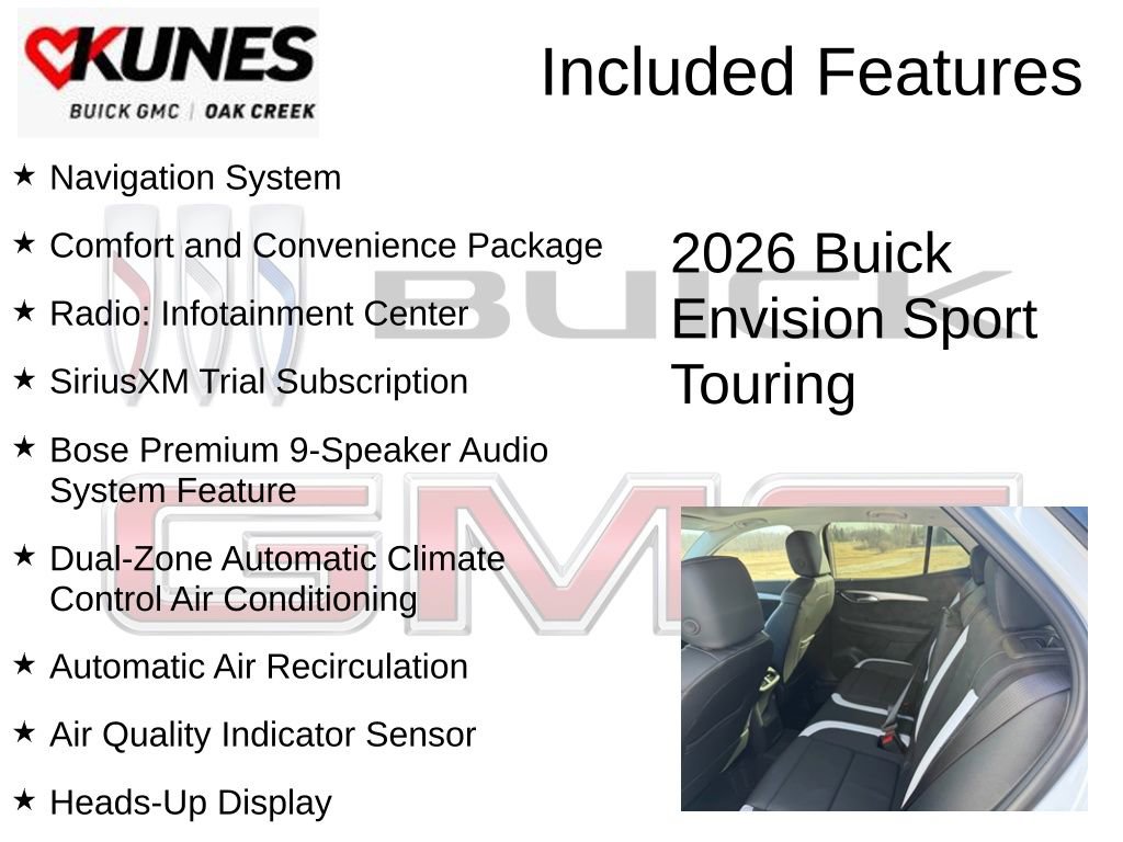 New 2026 Buick Envision Sport Touring AWD/4WD image 2