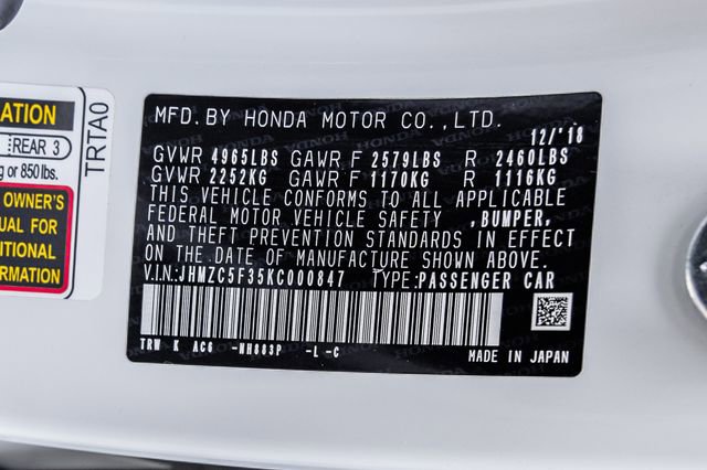 Used 2019 Honda Clarity Touring image 29