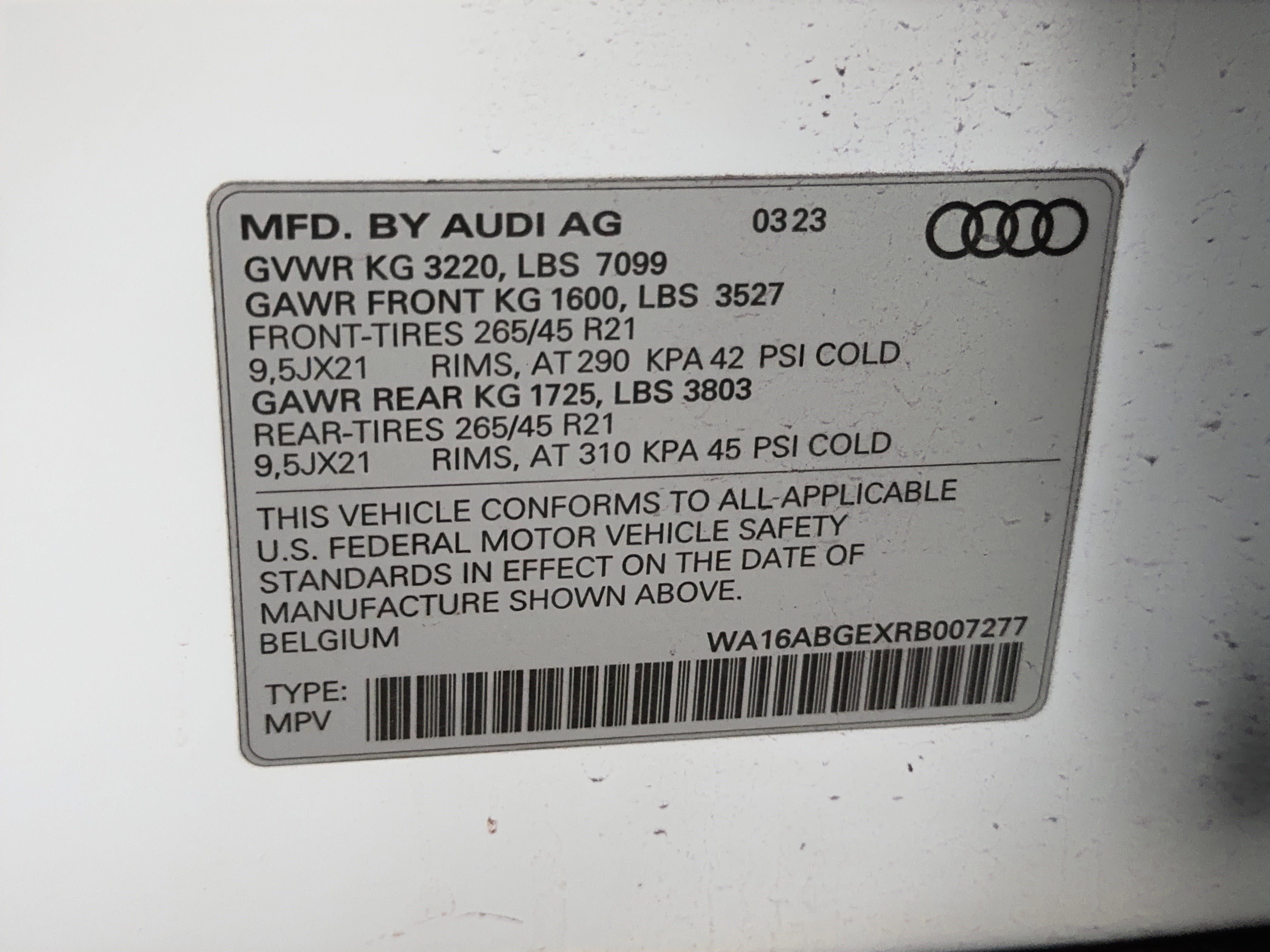 Certified 2024 Audi Q8 e-tron Prestige w/ Prestige Package image 27