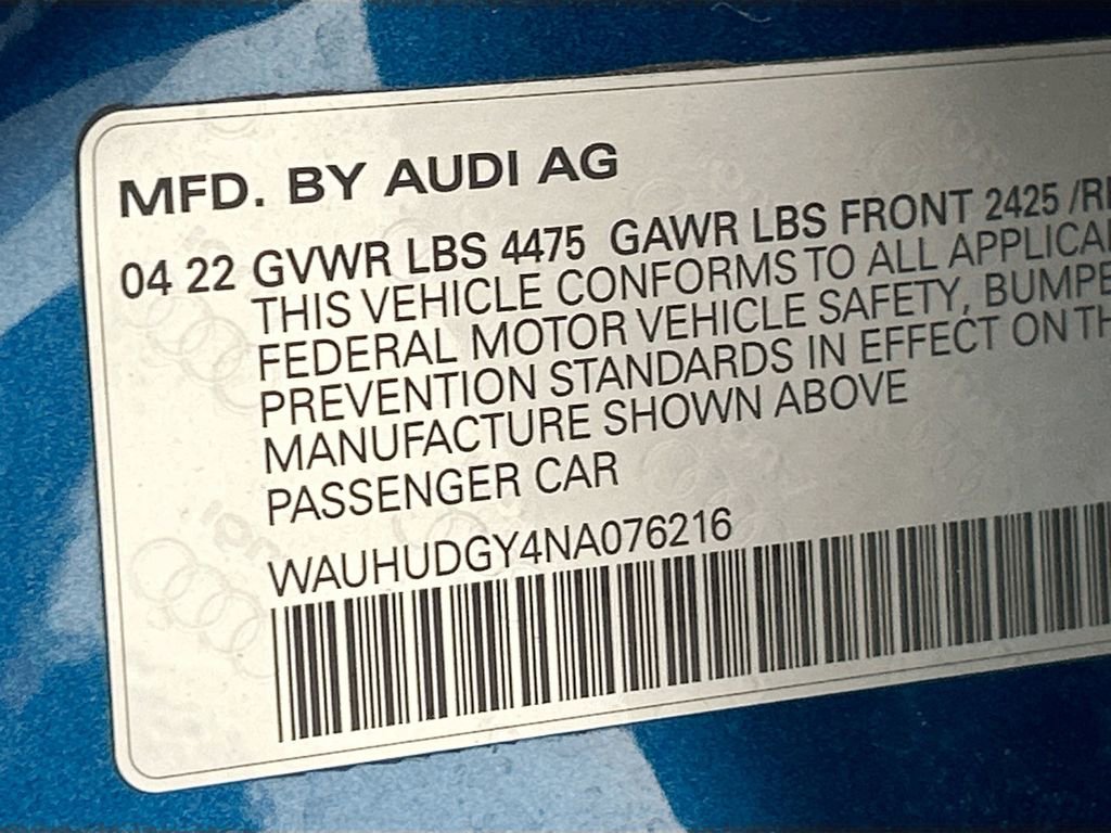 Certified 2022 Audi A3 2.0T Premium Plus w/ Premium Plus Package image 34