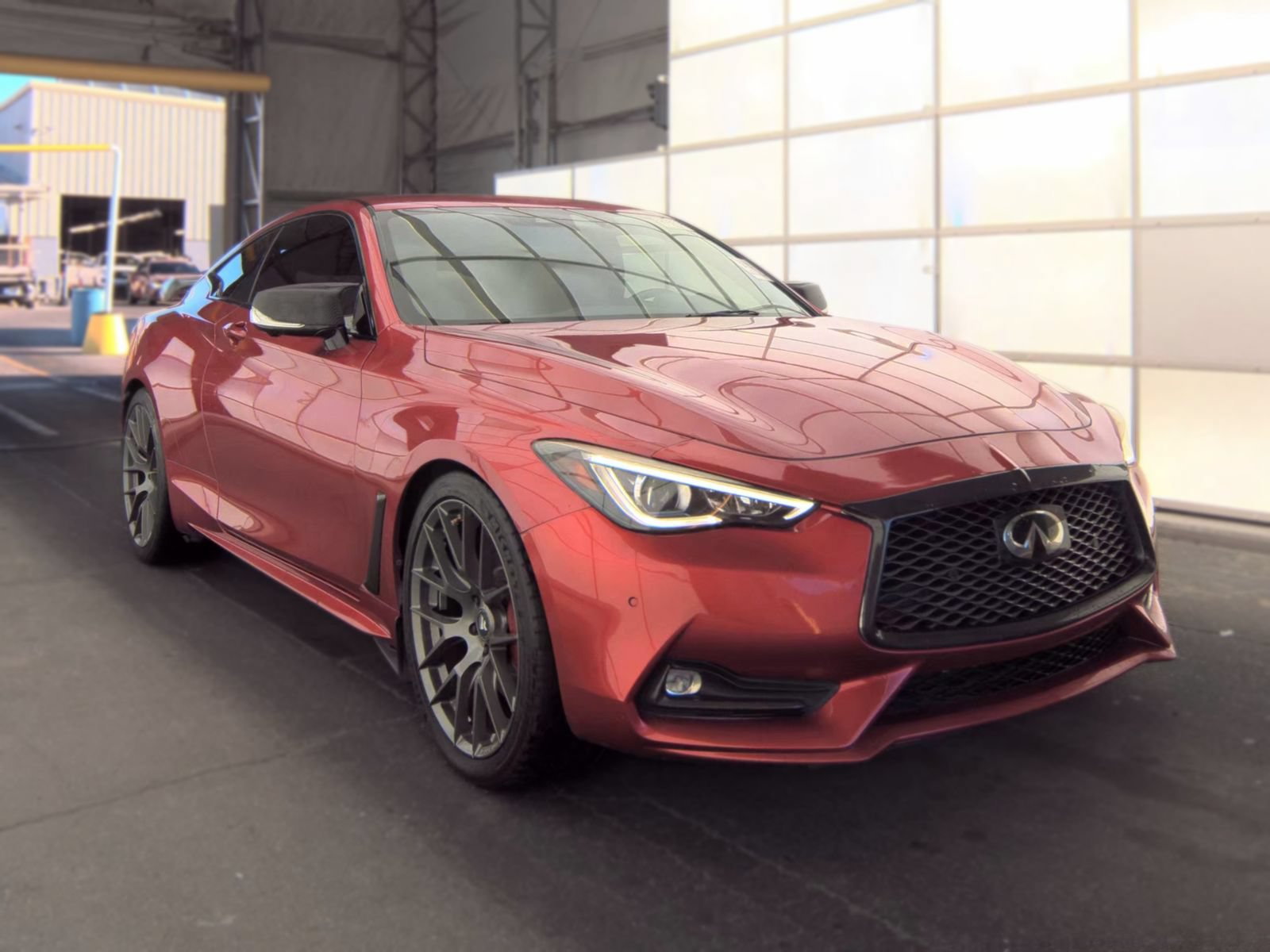 Used 2018 INFINITI Q60 Red Sport 400 w/ Pro Active Package AWD/4WD image 2