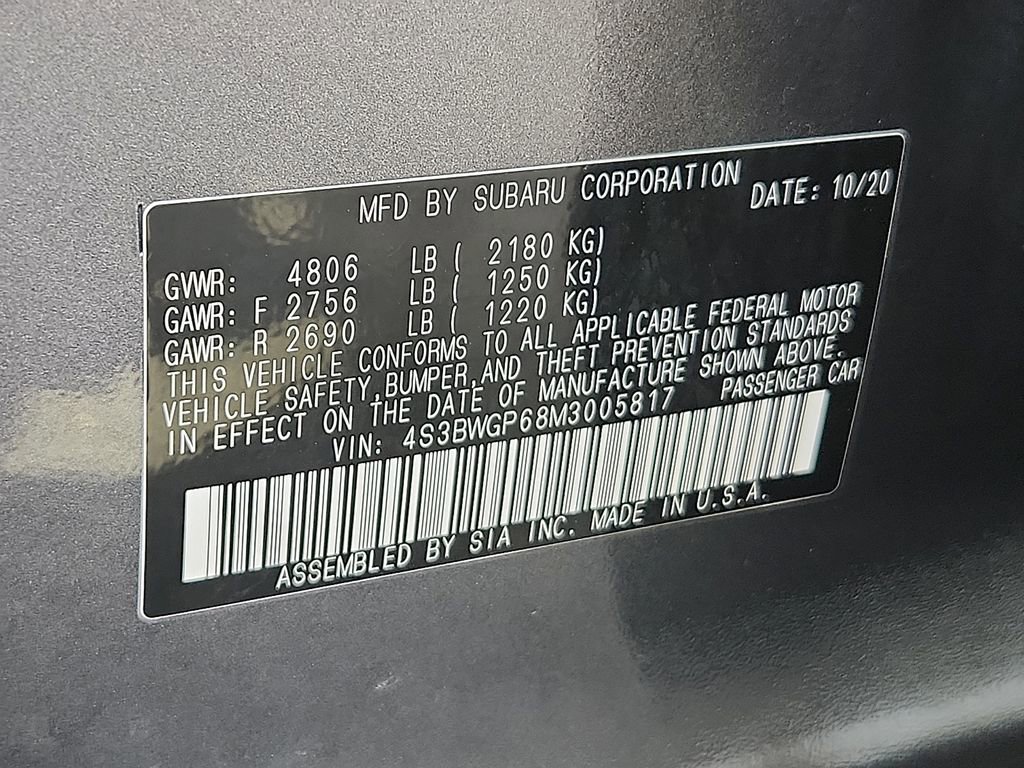 Used 2021 Subaru Legacy Touring XT AWD/4WD image 27