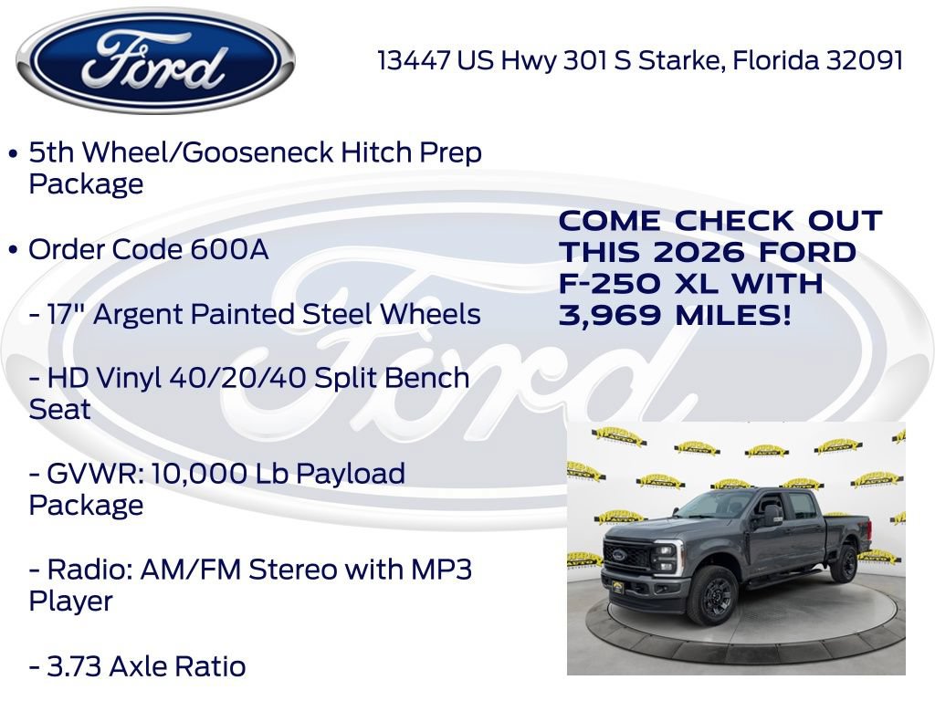 New 2026 Ford F250 XL w/ STX Appearance Package AWD/4WD image 20