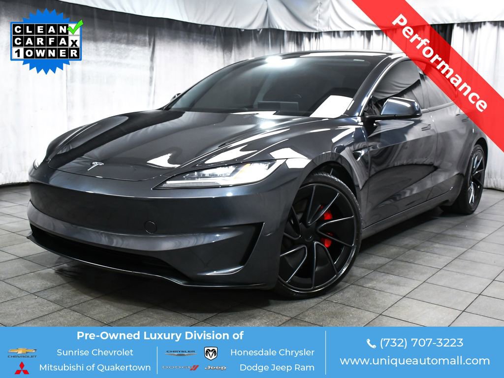 Used 2025 Tesla Model 3 Performance AWD/4WD image 1