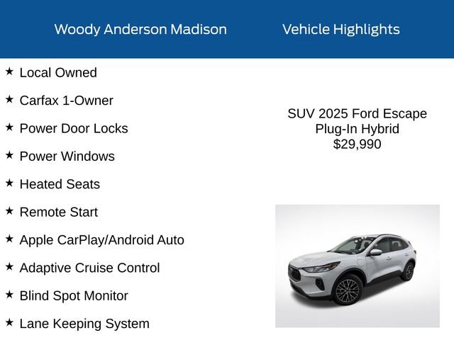 Used 2025 Ford Escape SE FWD image 2