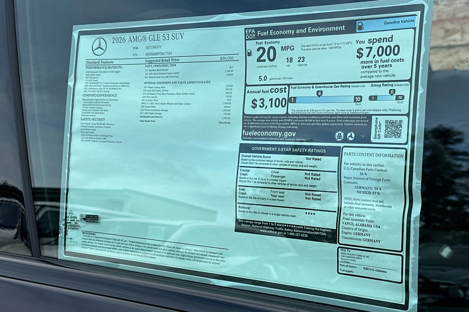 New 2026 Mercedes-Benz GLE 53 AMG 4MATIC image 30