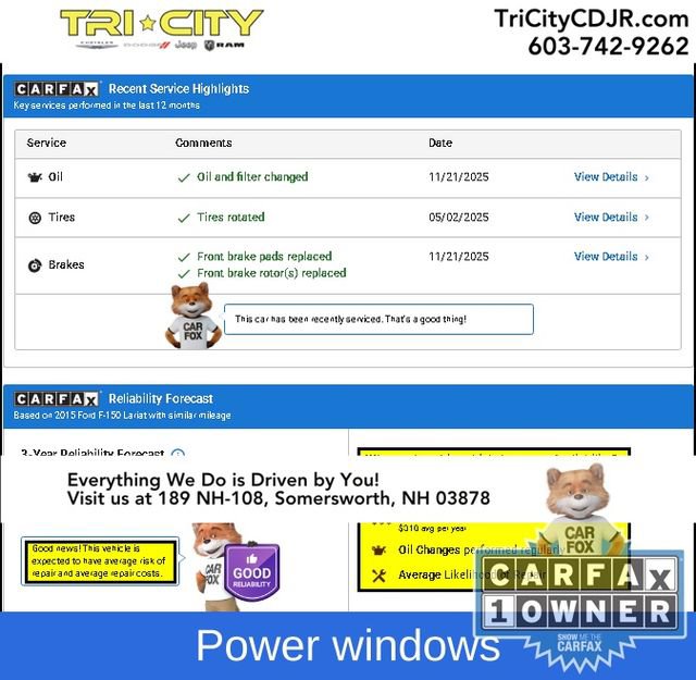 Used 2015 Ford F150 Lariat w/ Equipment Group 501A Mid image 15