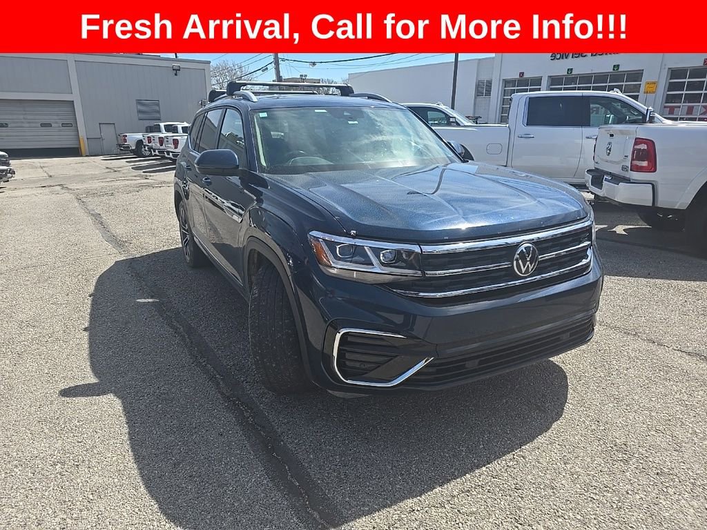 Used 2021 Volkswagen Atlas SEL R-Line w/ MDO Package (Bench Seat)