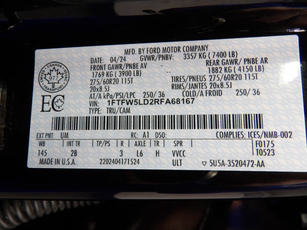 Used 2024 Ford F150 Lariat AWD/4WD image 63