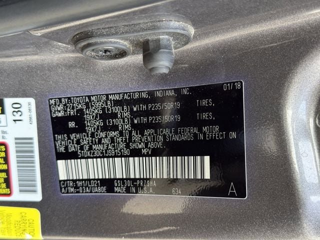 Used 2018 Toyota Sienna SE w/ SE Preferred Package FWD image 33