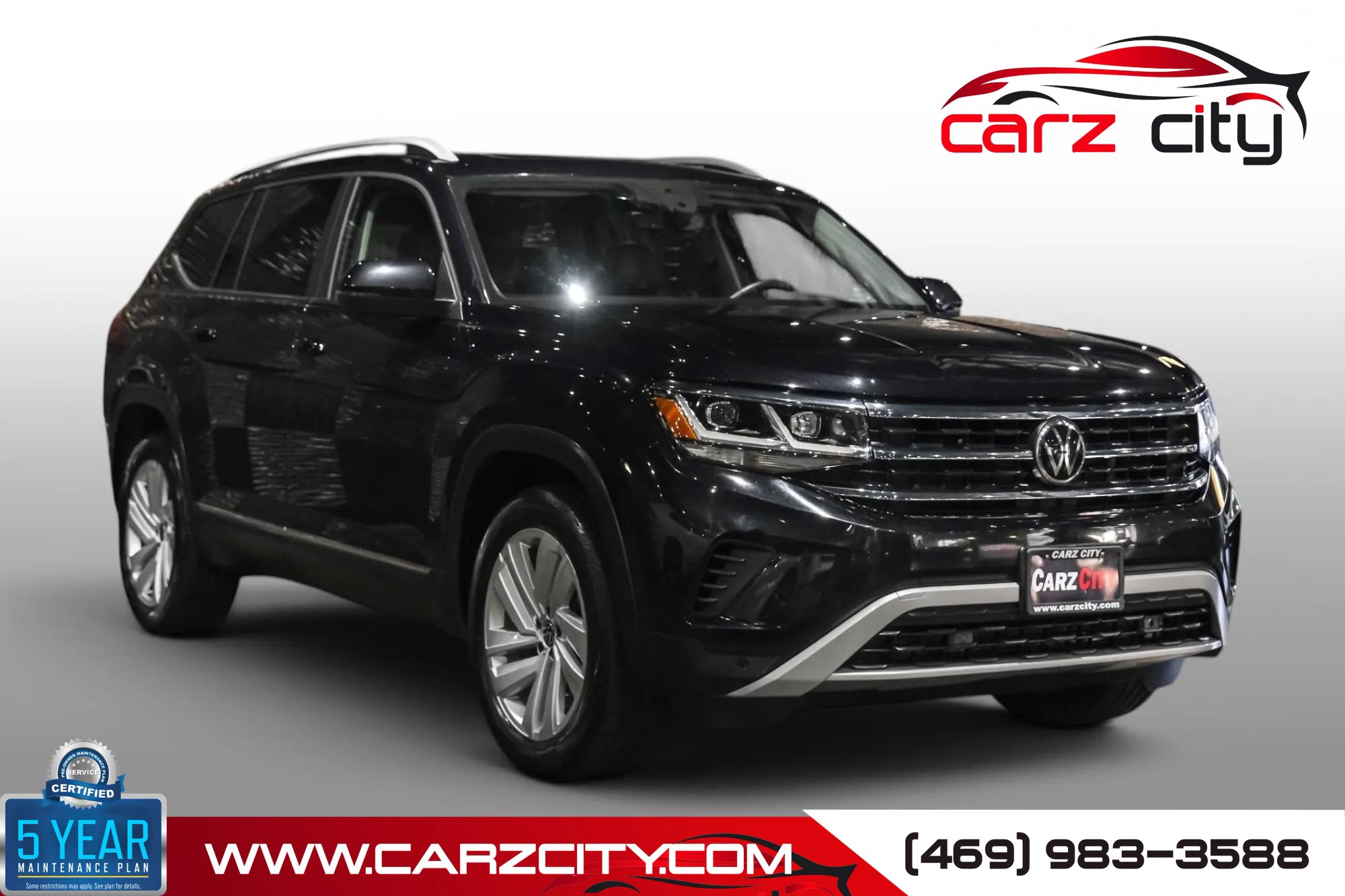 Used 2021 Volkswagen Atlas SEL AWD/4WD image 1