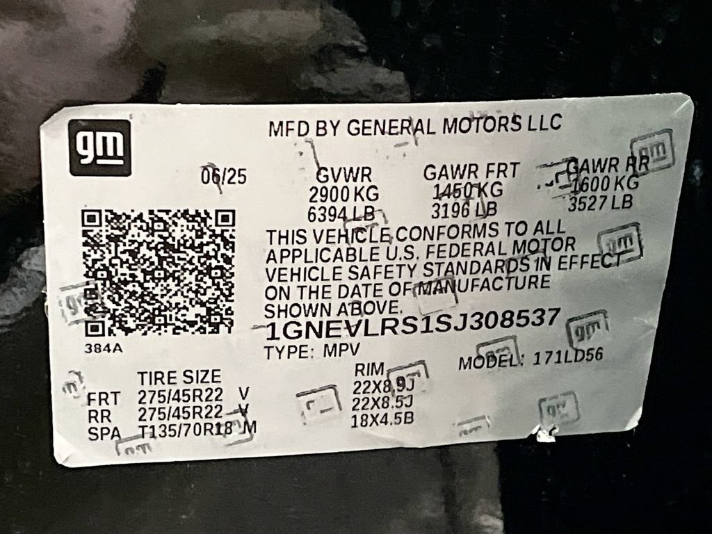 Used 2025 Chevrolet Traverse RS w/ LPO, Floor Liner Package AWD/4WD image 35