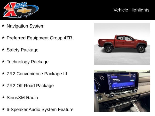 Certified 2023 Chevrolet Colorado ZR2 w/ ZR2 Convenience Package III AWD/4WD image 2