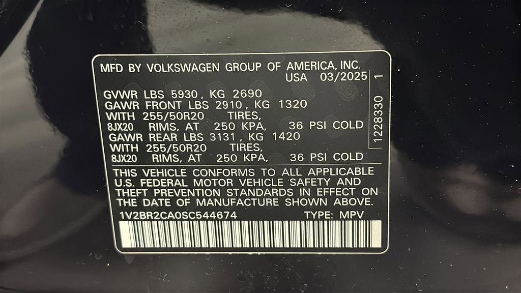 Used 2025 Volkswagen Atlas SEL AWD/4WD image 29